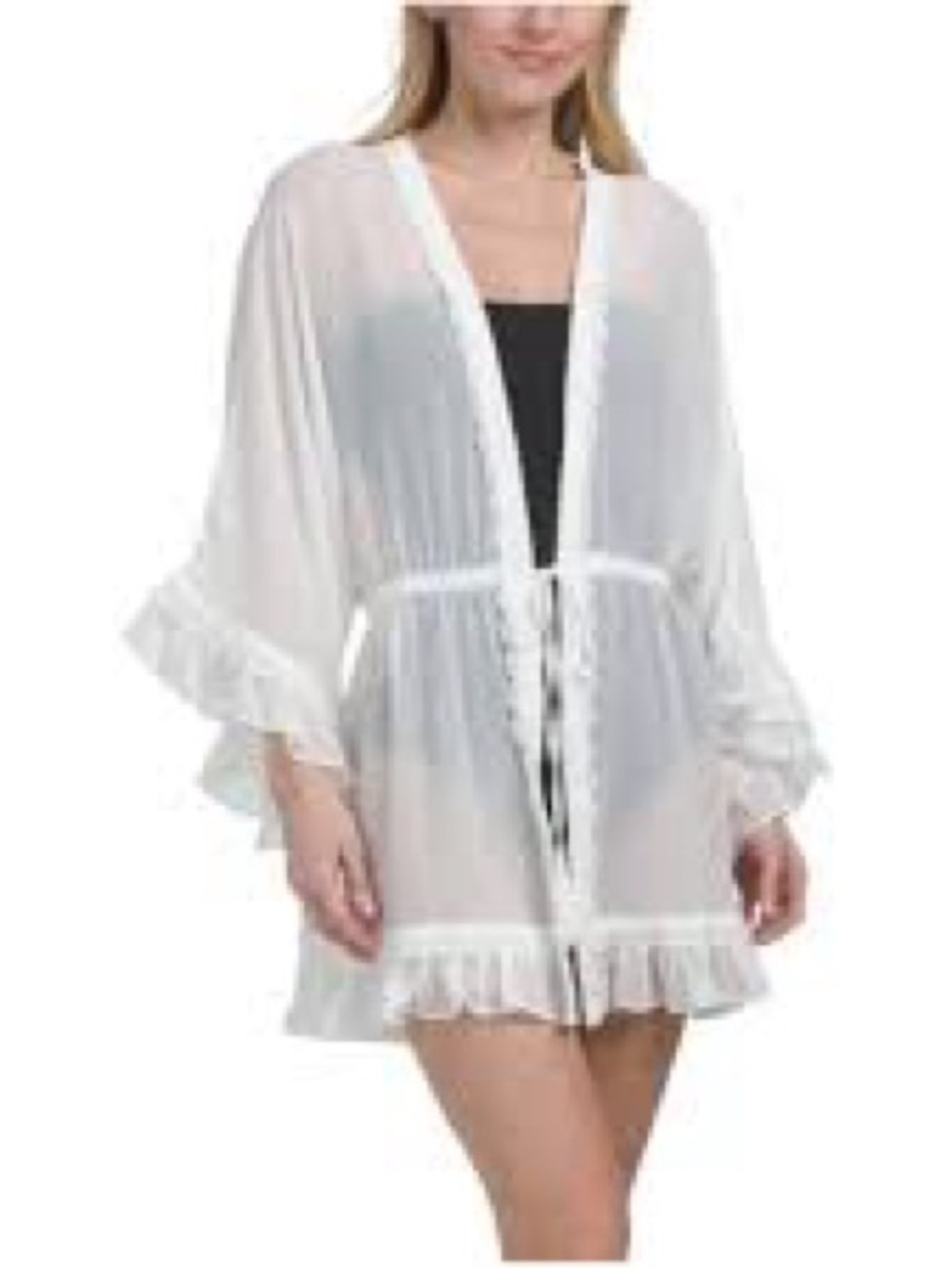 Ramy Brook White Campbell Coverup Dress - Size M - NWT